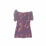 Sienna Ruffle Sleeve Sequin Dress