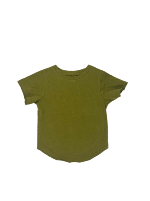 Ace Cotton Blend T-Shirt in olive green